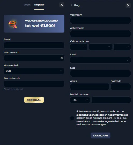 Lucky Wands Casino Registratie en KYC